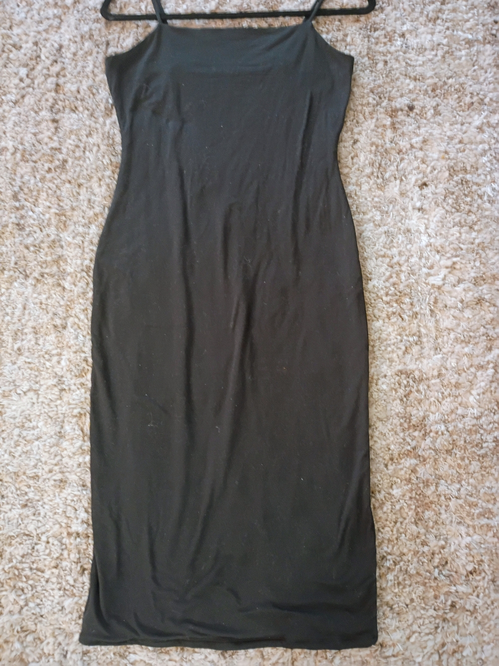 Heart Hips Black Spaghetti Strap Mini Dress Size L